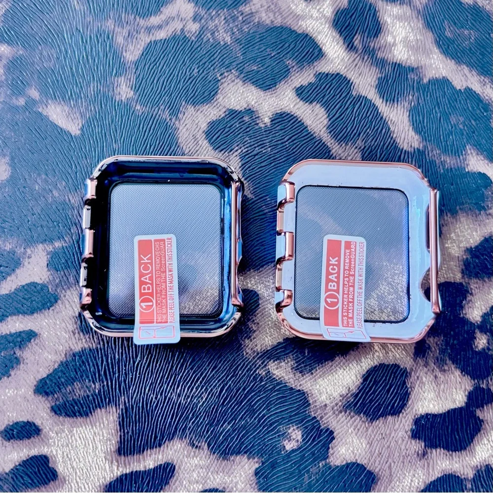 Black and White Smartwatch Cases- Set of 2 / 38MM